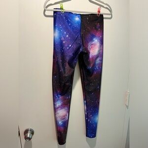 BLACKMILK Purple Nebula Galaxy Leggings